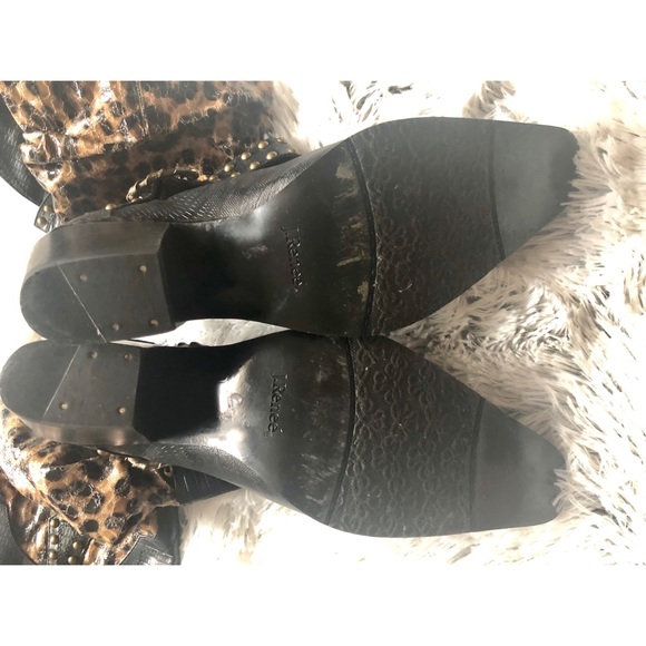 🚫SOLD🚫Leopard cowboy boots 7.5 - Picture 2 of 3